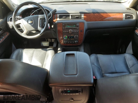 2014 Chevrolet Tahoe LT with VIN 1GNSCBE07ER115998, listed as a Copart auction lot 59577485 with 154,486 mi miles and Salvage title. Bid and sale history available at DreamBid. Image 8.