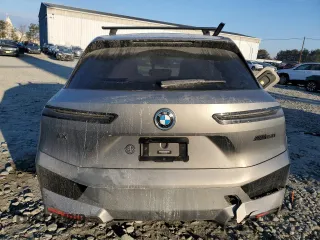 2023 BMW iX M60 with VIN WB533CF08PCK44321, listed as a Copart auction lot 88594075 with 13,829 mi miles and Salvage Title. Bid and sale history available at carsss.com. Image 6.