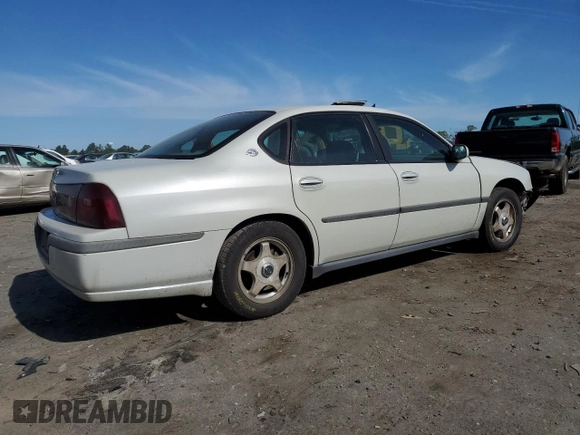2003 Chevrolet Impala with VIN 2G1WF52E639151085, listed as a Copart auction lot 54119065 with 259,676 mi miles and Salvage Title. Bid and sale history available at DreamBid. Image 3.