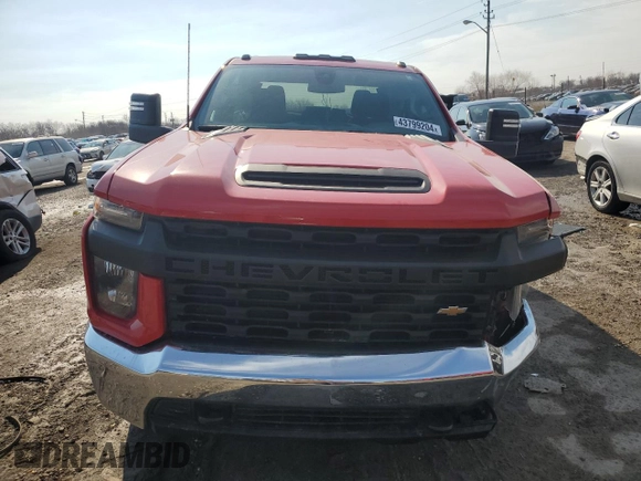 2021 Chevrolet Silverado 3500HD Work Truck with VIN 1GC4YSE78MF202471, listed as a Copart auction lot 43799204 with 60,268 mi miles and Salvage Title. Bid and sale history available at carsss.com. Image 5.