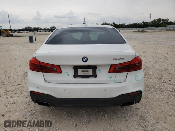 2018 BMW 5 Series 540i with VIN WBAJE5C52JWA95427, listed as a Copart auction lot 50937615 with 48,775 mi miles and Salvage Title. Bid and sale history available at carsss.com. Image 6.
