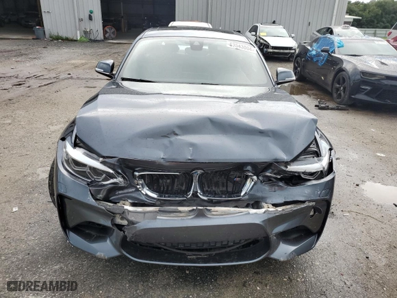 2018 BMW M2 with VIN WBS1J5C58J7B61965, listed as a Copart auction lot 63543004 with 9,663 mi miles and Salvage Title. Bid and sale history available at carsss.com. Image 5.