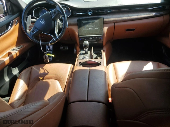 2017 Maserati Quattroporte S Q4 with VIN ZAM56RRA4H1217315, listed as a Copart auction lot 69650674 with 73,131 mi miles and Salvage Title. Bid and sale history available at carsss.com. Image 8.