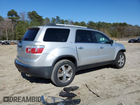 2011 GMC Acadia SLT1 with VIN 1GKKVRED8BJ215833, listed as a Copart auction lot 49011885 with 127,932 mi miles and Salvage Title. Bid and sale history available at DreamBid. Image 3.