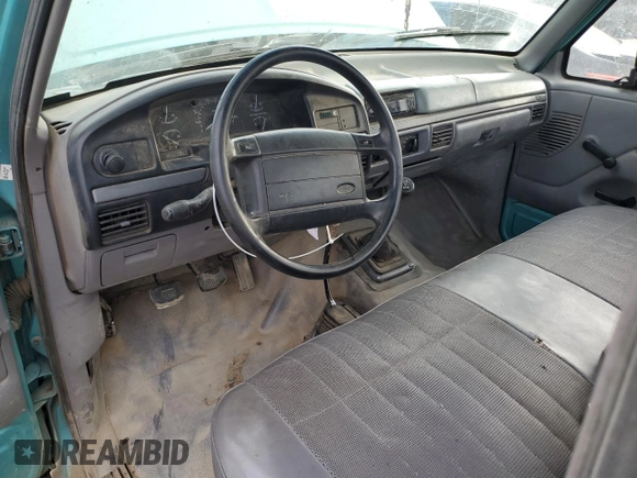 1995 Ford F-150 with VIN 1FTEF14NXSNA51477, listed as a Copart auction lot 76371134 with 113,544 mi miles and Salvage Title. Bid and sale history available at carsss.com. Image 8.