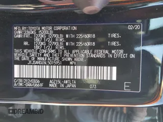 2020 Lexus NX 300 F Sport с VIN JTJSARDZ6L5015951, выставлен на аукционе Copart как лот 56571565 с пробегом 8 849 миль миль и Списание • Salvage title. История ставок и продаж доступна на DreamBid. Изображение 14.