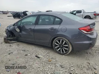 2015 Honda Civic EX-L with VIN 2HGFB2F97FH532681, listed as a Copart auction lot 47225745 with Not Provided miles and Clean Title. Bid and sale history available at DreamBid. Image 2.