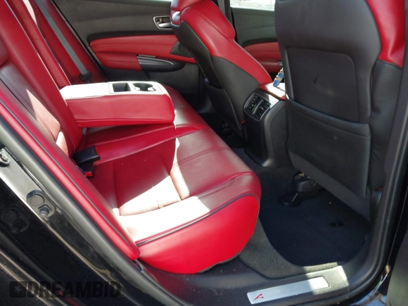 2018 Acura TLX w/A-SPEC Pkg with VIN 19UUB3F60JA004295, listed as a IAAI auction lot 40900343 with 48,264 mi miles. Bid and sale history available at carsss.com. Image 8.
