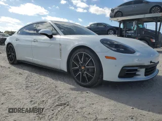 2018 Porsche Panamera 4S Executive with VIN WP0BB2A76JL165237, listed as a Copart auction lot 87572395 with 34,884 mi miles and Salvage Title. Bid and sale history available at DreamBid. Image 4.
