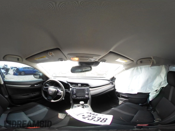 2019 Honda Civic LX with VIN 19XFC2F66KE026931, listed as a IAAI auction lot 41885137 with 55,057 mi miles and . Bid and sale history available at DreamBid. Image 18.