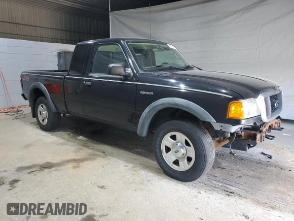2005 Ford Ranger XLT with VIN 1FTZR45E45PA79874, listed as a Copart auction lot 58463165 with 121,540 mi miles and Salvage title. Bid and sale history available at DreamBid. Image 4.