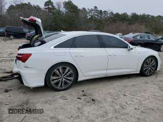 2019 Audi A6 Premium Plus with VIN WAUL2AF22KN098957, listed as a Copart auction lot 45488805 with 90,444 mi miles and Salvage Title. Bid and sale history available at carsss.com. Image 3.