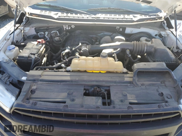 2019 Ford F-150 XL with VIN 1FTMF1CB3KKE88029, listed as a Copart auction lot 38526814 with 99,657 mi miles and Salvage title. Bid and sale history available at DreamBid. Image 11.
