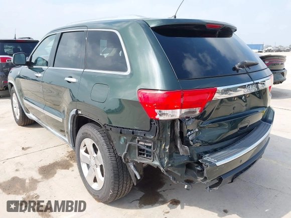 2011 Jeep Grand Cherokee Overland with VIN 1J4RR6GG4BC564913, listed as a IAAI auction lot 41910250 with 58,936 mi miles and . Bid and sale history available at DreamBid. Image 6.