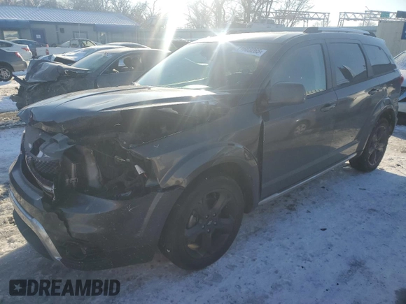 2019 Dodge Journey Crossroad with VIN 3C4PDCGB8KT873531, listed as a Copart auction lot 41603265 with 110,533 mi miles and Salvage Title. Bid and sale history available at DreamBid. Image 1.