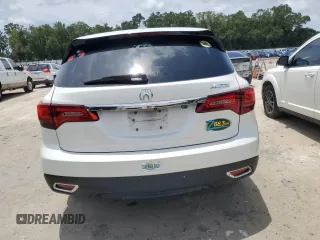 2014 Acura MDX Technology with VIN 5FRYD3H4XEB001468, listed as a Copart auction lot 63734735 with Not provided miles and Salvage title. Bid and sale history available at DreamBid. Image 6.