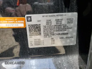 2018 Chevrolet Tahoe Commercial z VIN 1GNLCDECXJR206820, wystawiony jako Copart lot #54764845 z przebiegiem 157 668 mil mil oraz Szkoda całkowita • Salvage title. Historia ofert i sprzedaży dostępna na DreamBid. Obrazek 14.