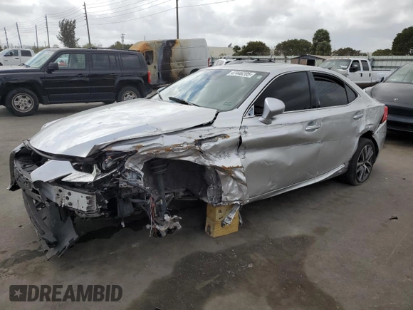 2019 Lexus IS with VIN JTHBA1D20K5094330, listed as a Copart auction lot 47446205 with 59,051 mi miles and Salvage Title. Bid and sale history available at carsss.com. Image 1.