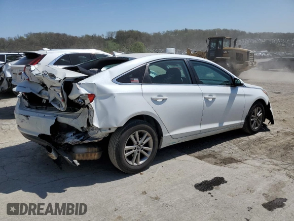 2015 Hyundai Sonata 2.4L SE with VIN 5NPE24AF1FH213500, listed as a Copart auction lot 54157525 with 137,651 mi miles and Salvage Title. Bid and sale history available at carsss.com. Image 3.