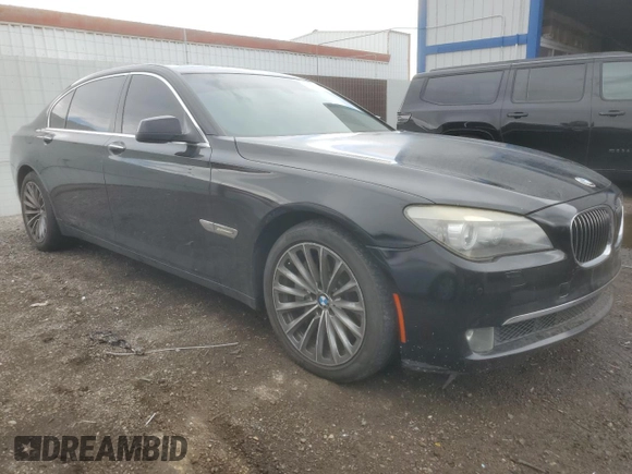 2011 BMW 7 Series 750Li with VIN WBAKB8C53BCY66203, listed as a Copart auction lot 55884985 with 87,593 mi miles and Clean title. Bid and sale history available at DreamBid. Image 4.