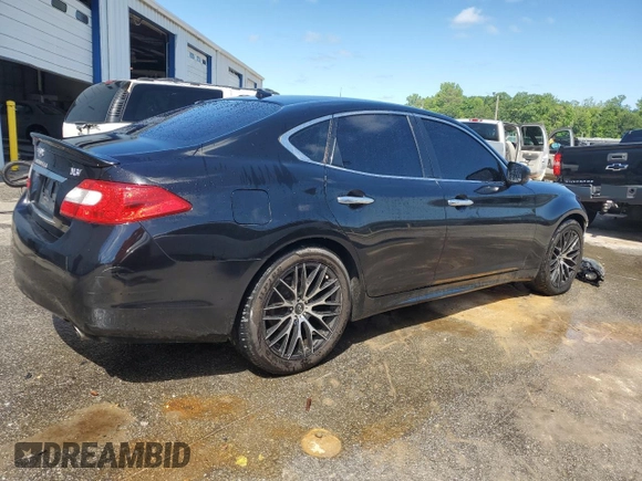 2011 Infiniti M37 with VIN JN1BY1AP1BM326780, listed as a Copart auction lot 63911814 with 172,669 mi miles and Salvage Title. Bid and sale history available at carsss.com. Image 3.