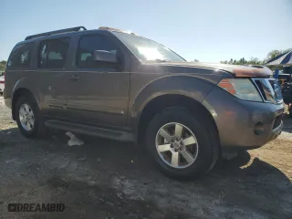 2008 Nissan Pathfinder S with VIN 5N1AR18U88C607857, listed as a Copart auction lot 52946775 with 151,306 mi miles and Salvage Title. Bid and sale history available at carsss.com. Image 4.