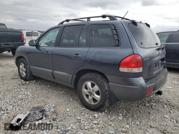 2006 Hyundai Santa Fe GLS with VIN KM8SC73D06U105092, listed as a Copart auction lot 83769454 with 141,486 mi miles and Clean Title. Bid and sale history available at carsss.com. Image 2.