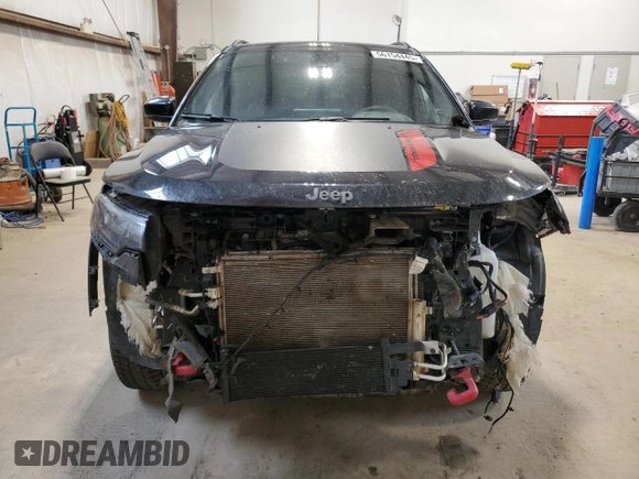2023 Jeep Compass Trailhawk with VIN 3C4NJDDNXPT506660, listed as a Copart auction lot 56154445 with 92,473 mi miles and Salvage title. Bid and sale history available at DreamBid. Image 5.