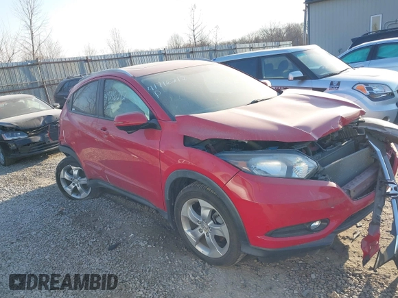 2016 Honda HR-V EX-L w/Navi with VIN 3CZRU6H73GM730163, listed as a IAAI auction lot 41716262 with 44,962 mi miles. Bid and sale history available at carsss.com. Image 13.