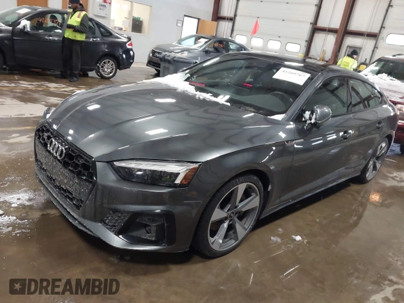 2021 Audi A5 Sportback S line Premium Plus with VIN WAUFACF54MA049369, listed as a IAAI auction lot 41269767 with 46,756 mi miles. Bid and sale history available at carsss.com. Image 17.