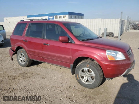 2003 Honda Pilot EX z VIN 2HKYF18683H606007, wystawiony jako Copart lot #56122395 z przebiegiem 200 269 mil mil oraz Szkoda całkowita • Salvage title. Historia ofert i sprzedaży dostępna na DreamBid. Obrazek 4.
