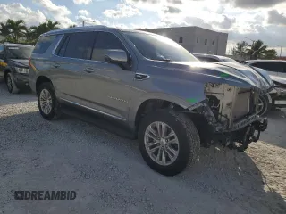 2024 GMC Yukon SLT with VIN 1GKS1BKD8RR342651, listed as a Copart auction lot 44517435 with 18,507 mi miles and Salvage Title. Bid and sale history available at carsss.com. Image 4.