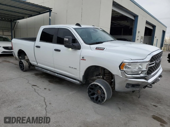 2023 Ram 2500 Big Horn with VIN 3C6UR5DL0PG613323, listed as a Copart auction lot 87761325 with 55,963 mi miles and Salvage Title. Bid and sale history available at carsss.com. Image 4.