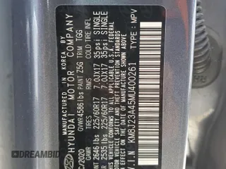 2021 Hyundai Tucson SE with VIN KM8J23A45MU400261, listed as a Copart auction lot 48171765 with 73,535 mi miles and Salvage Title. Bid and sale history available at carsss.com. Image 15.