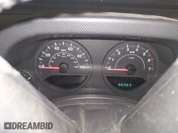 2007 Jeep Wrangler X with VIN 1J4FA24117L126599, listed as a IAAI auction lot 41624453 with 86,963 mi miles and . Bid and sale history available at carsss.com. Image 7.