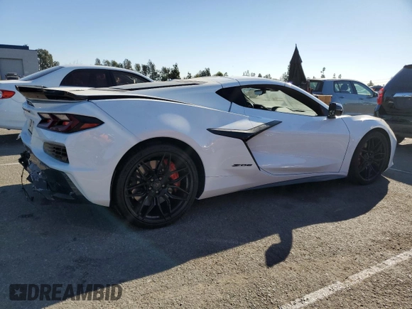 2024 Chevrolet Corvette 1LZ with VIN 1G1YD2D31R5603412, listed as a Copart auction lot 81945044 with Not Provided miles and Salvage Title. Bid and sale history available at DreamBid. Image 3.