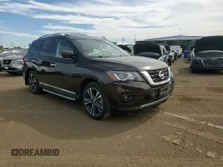 2020 Nissan Pathfinder Platinum with VIN 5N1DR2DM3LC629167, listed as a Copart auction lot 71132664 with 46,213 mi miles and Salvage Title. Bid and sale history available at carsss.com. Image 12.