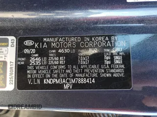 2021 Kia Sportage LX with VIN KNDPM3AC1M7888414, listed as a Copart auction lot 45308345 with 201,295 mi miles and Salvage Title. Bid and sale history available at DreamBid. Image 15.