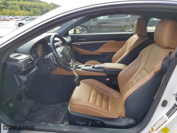 2015 Lexus RC 350 with VIN JTHSE5BC5F5002724, listed as a Copart auction lot 72192684 with 97,424 mi miles and Salvage Title. Bid and sale history available at carsss.com. Image 7.
