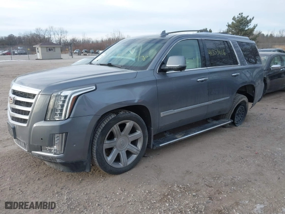 2019 Cadillac Escalade Premium Luxury with VIN 1GYS4CKJ9KR182956, listed as a IAAI auction lot 41353808 with 109,896 mi miles. Bid and sale history available at carsss.com. Image 2.