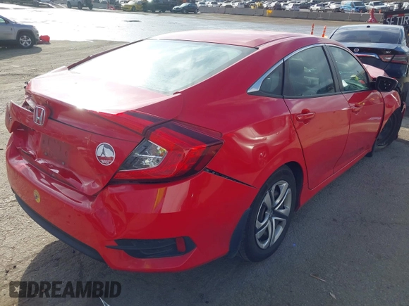 2018 Honda Civic LX with VIN 2HGFC2F58JH542199, listed as a IAAI auction lot 41707383 with 80,698 mi miles and . Bid and sale history available at carsss.com. Image 4.