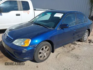 2001 Honda Civic EX with VIN 1HGES26721L047984, listed as a IAAI auction lot 42159975 with 116,136 mi miles and . Bid and sale history available at carsss.com. Image 2.