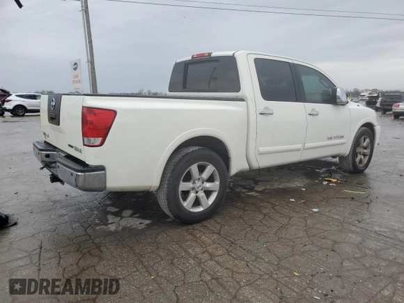2009 Nissan Titan LE with VIN 1N6BA07D29N307293, listed as a Copart auction lot 42813355 with 259,046 mi miles and Salvage Title. Bid and sale history available at carsss.com. Image 3.
