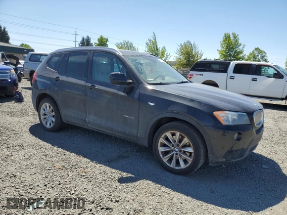 2014 BMW X3 xDrive28i z VIN 5UXWX9C52E0D42737, wystawiony jako Copart lot #55580675 z przebiegiem Nie podano mil oraz Czysty tytuł • Clean title. Historia ofert i sprzedaży dostępna na DreamBid. Obrazek 4.
