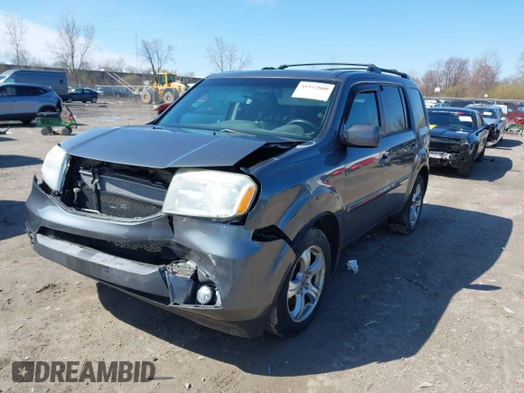 2012 Honda Pilot EX-L with VIN 5FNYF4H55CB040430, listed as a IAAI auction lot 41952800 with 247,175 mi miles and . Bid and sale history available at DreamBid. Image 2.
