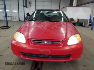 1998 Honda Civic HX with VIN 1HGEJ7128WL101968, listed as a Copart auction lot 51053835 with 297,230 mi miles and Salvage Title. Bid and sale history available at carsss.com. Image 5.