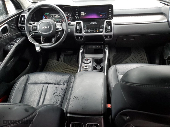 2023 Kia Sorento Hybrid EX with VIN KNDRHDLG7P5168800, listed as a Copart auction lot 44146615 with 67,005 mi miles and Salvage Title. Bid and sale history available at carsss.com. Image 8.