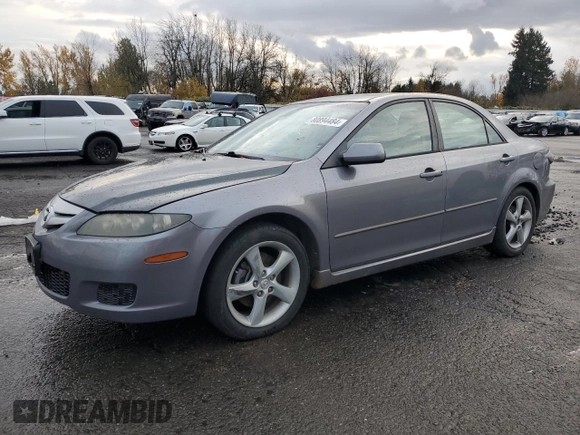 2007 Mazda 6 S Sport VE with VIN 1YVHP80D575M13667, listed as a Copart auction lot 80894484 with 188,180 mi miles and Salvage Title. Bid and sale history available at DreamBid. Image 1.