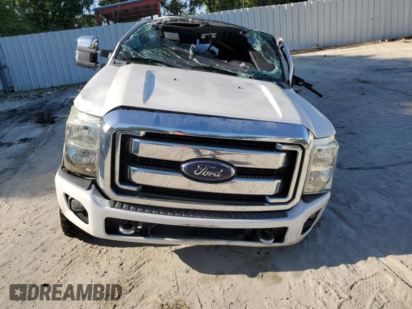 2015 Ford F-250 Lariat with VIN 1FT7W2BT0FEC86878, listed as a Copart auction lot 53724575 with Not provided miles and Salvage title. Bid and sale history available at DreamBid. Image 5.