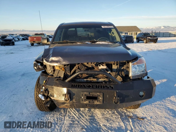 2012 Nissan Titan S with VIN 1N6AA0EJ4CN313589, listed as a Copart auction lot 42149675 with 187,313 mi miles and Salvage Title. Bid and sale history available at carsss.com. Image 5.